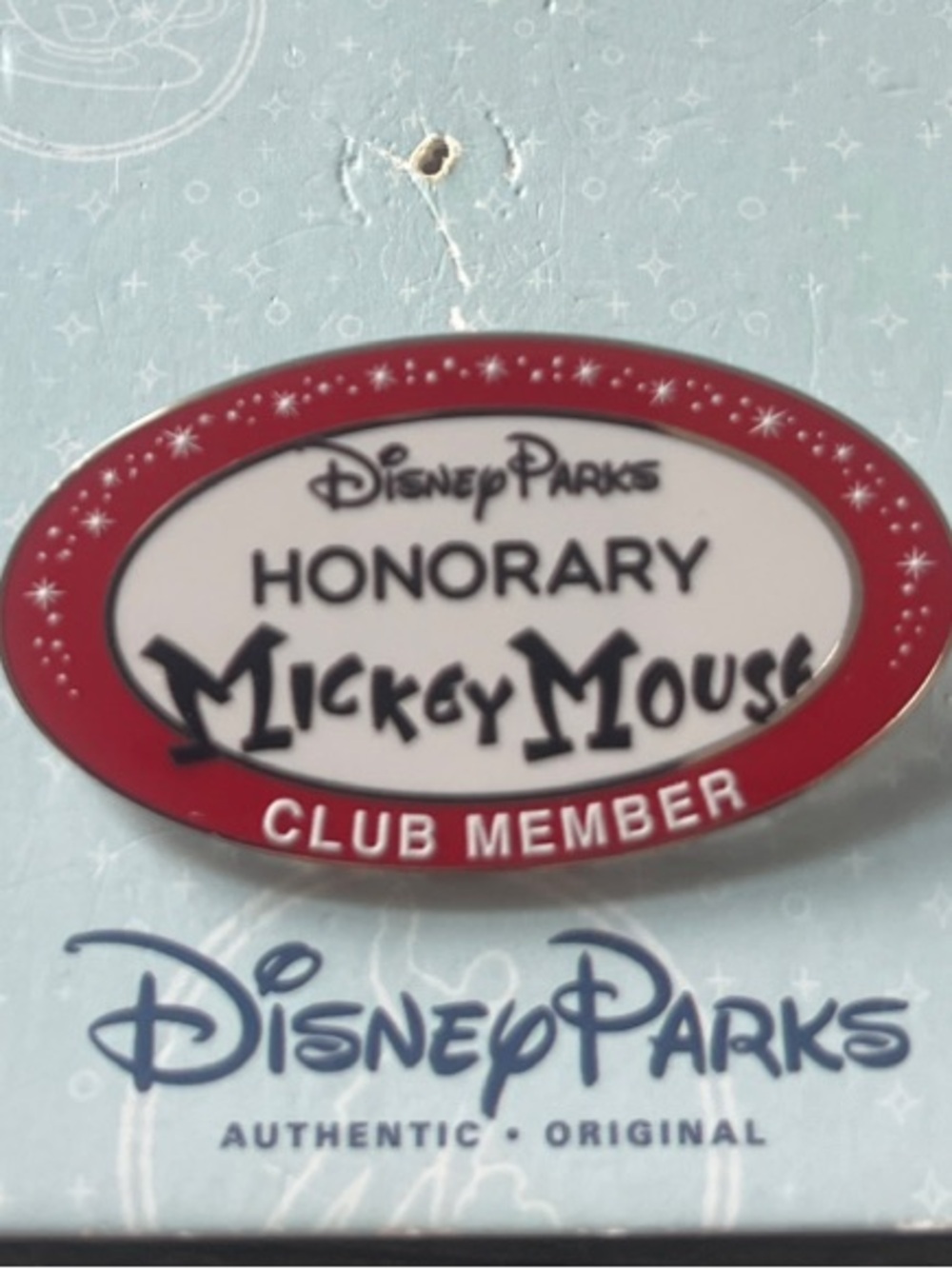 Disney Parks Honorary Mickey Mouse Club Member Pin